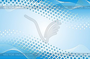 Abstract blue background - vector clip art