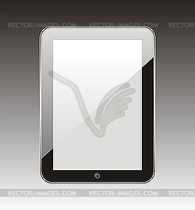 Tablet computer - vector clipart