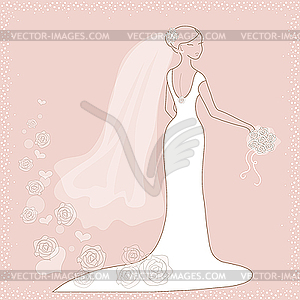 Bride - vector clip art