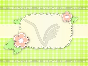 Flower frame - vector clipart