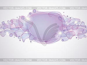 Abstract background of bubbles - vector image