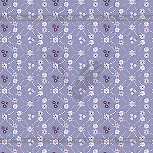 Seamless floral background - vector clip art