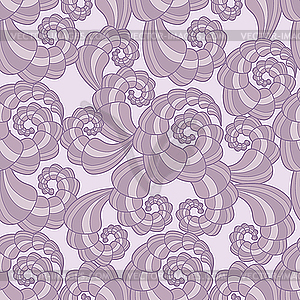 Seamless pattern with spirals - vector clip art