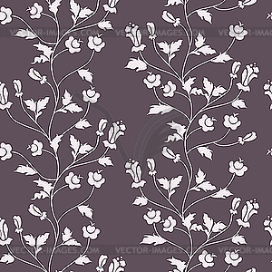 Seamless floral background - vector EPS clipart