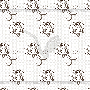 Elegant lace pattern - vector image