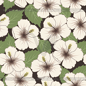 Seamless tropical pattern - vector image