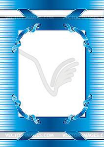 Template of diploma - vector image