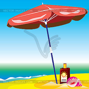 Beach - vector clipart