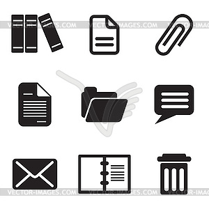 Computer email icons - vector EPS clipart