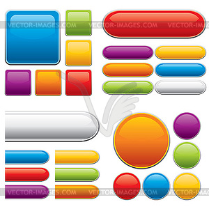 Volume buttons - royalty-free vector clipart