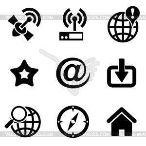 Computer web icons - vector clipart