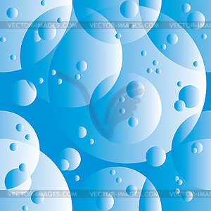 Bubbles background - vector clipart