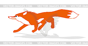  of the fox - vector image