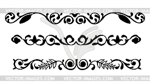 Set of ornaments - vector clip art