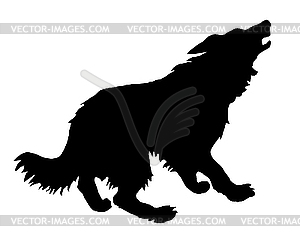  of the rambling dog - vector clip art