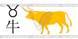  of the sign of the zodiac - vector clipart