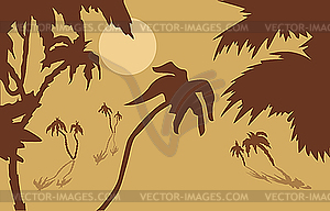 tropical - vector clip art