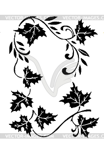 Autumn ornament - vector image