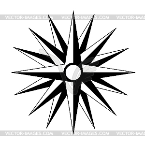 Cardinal points - vector image