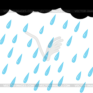 Rain of cloud - vector clip art