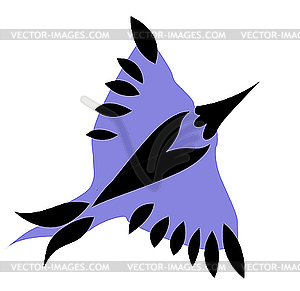 Blue bird - vector clipart