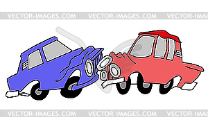 Drawing of the cars - vector clipart