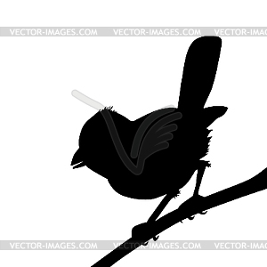 Bird silhouette - vector clip art