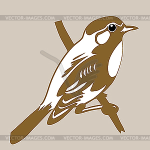 Bird silhouette - vector clipart