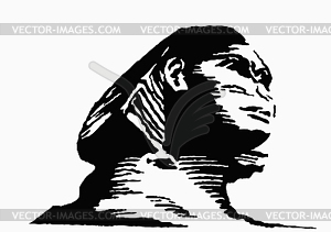 The sphinx - vector image