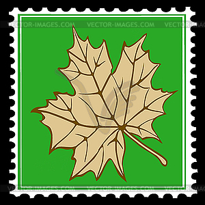 Postage stamp - vector image