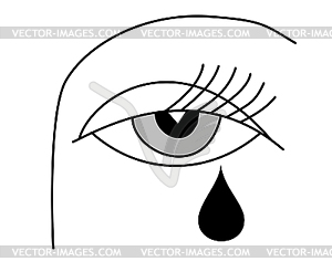 The eye of the witch - vector clipart