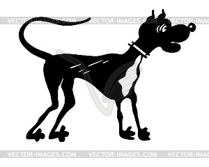 Drawing of the dog - vector clip art