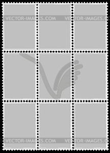 Postage stamp - vector clip art