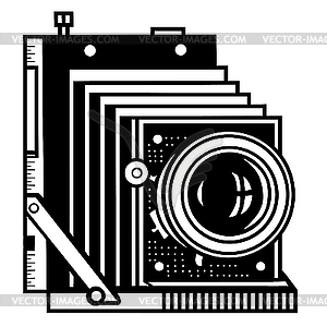 Retro camera - vector image