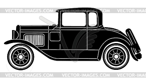 Retro car - vector image