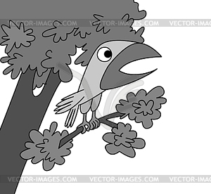 Bird - vector clip art