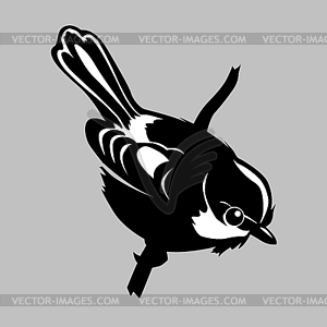Птица силуэт - изображение в векторе