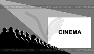 Cinema, - vector image