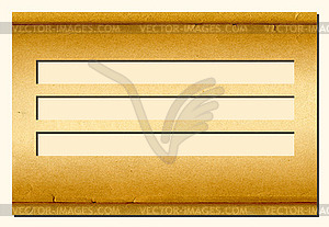Decorative frame from old paper - vector clipart / vector image