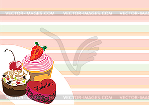 Cakes - vector clipart