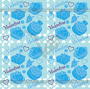 Valentines Day Background - vector clipart