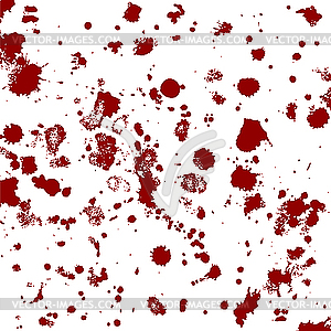 Blood splatters - vector EPS clipart