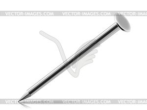 Steel nail - vector clipart