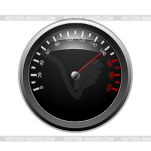 Speedometer - color vector clipart