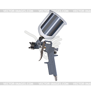 Spray gun - vector clip art