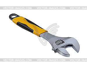 Adjustable wrench - vector clipart / vector image
