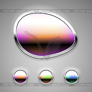 Abstract web buttons - vector image