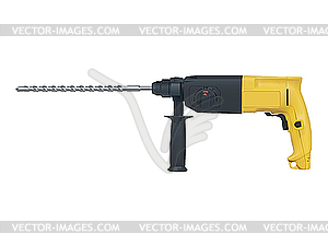 Rotary hammer - vector clip art