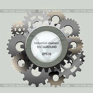 Industrial abstract background - vector clipart