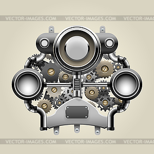 Industrial background - vector EPS clipart